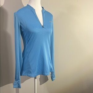 Reebok Women's Sky Blue Long Sleeve Tee